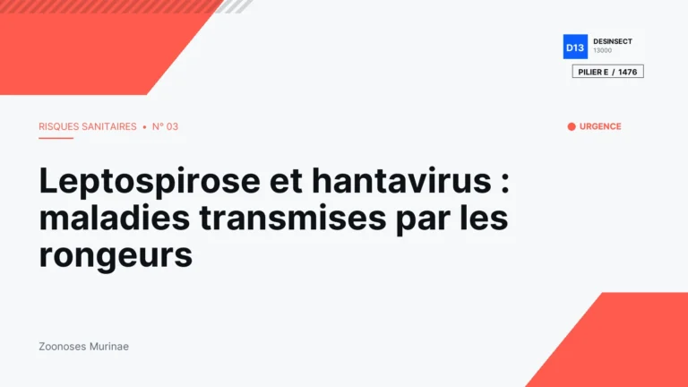 Leptospirose et hantavirus : maladies transmises par les rongeurs