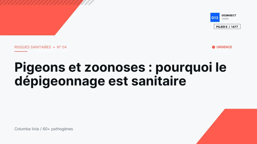 Pigeons et zoonoses : pourquoi le dépigeonnage est sanitaire