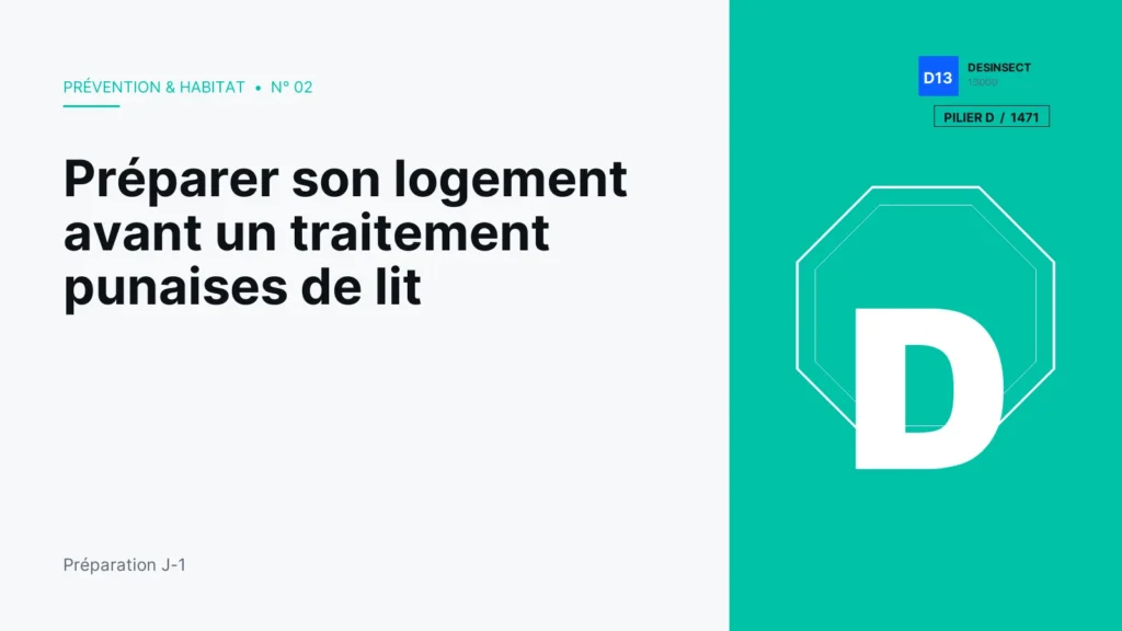 Préparer son logement avant un traitement punaises de lit